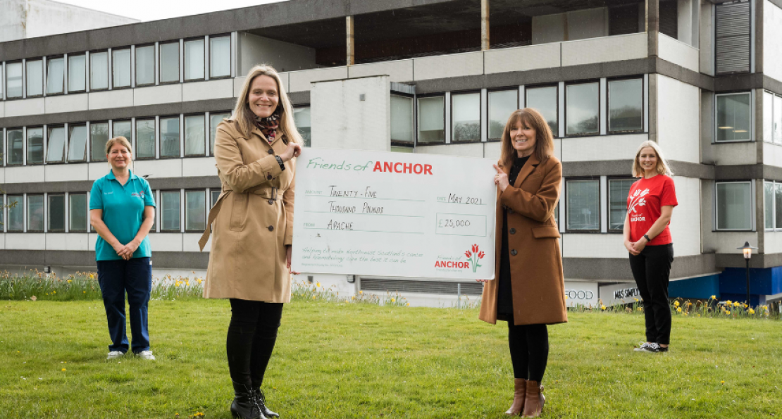 Oil and gas giant makes 25k donation to support services 